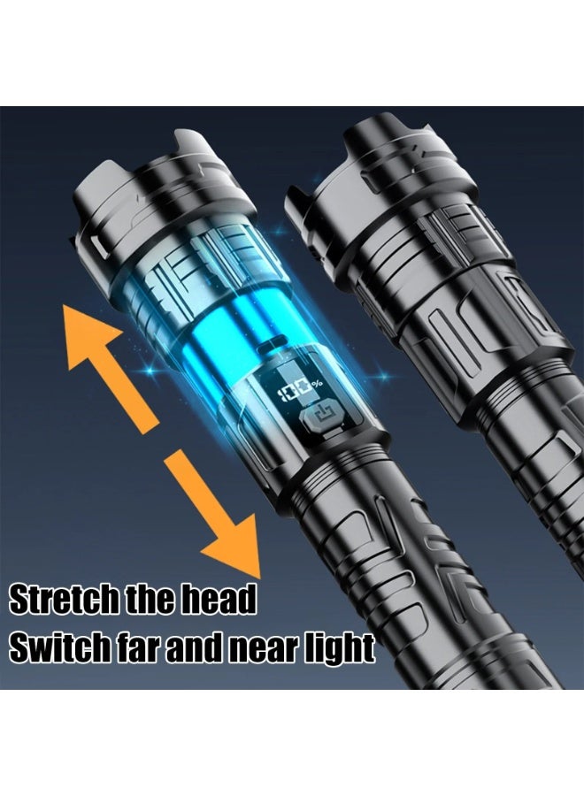 Kaza Rechargeable LED Torch, 2000LM Torches LED Super Bright with 3 Modes, Portable Small Torch with Battery, Waterproof Flashlight Zoomable for Power Cut, Emergency, Camping, Hiking, Outdoor - Image 5